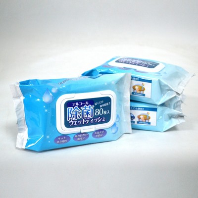 Wholesale disposable disinfectant Alcohol wet wipes