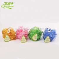 silk ribbon shower bath ball Bath sponge factory