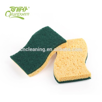 Colorful Household Cleaning dish sponge,washing cellulose scouring pads for Kitchen