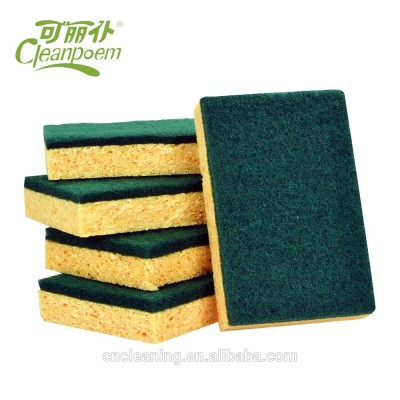 Factory supply best quality bag sponge scouring pads for kitchen cleaner