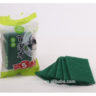 Top sale made in china cleaning sponge scouring pad in roll