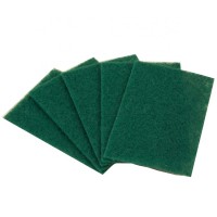 Earth branded 15*10*0.5cm strong cleaning heavy duty abrasive green scouring pad